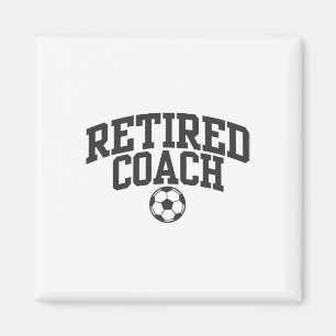 Aimant Entraîneur de l'équipe de football à la retraite _