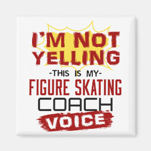 Aimant Entraîneur de patinage Voix Funny Coach de patina