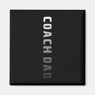 Aimant Entraîneur Papa Design - Football Football Basketb