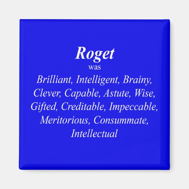 Aimant entre guillemets (Devant)