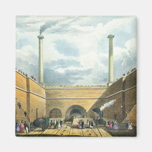 Aimant Entrée du chemin de fer à la colline de bord,