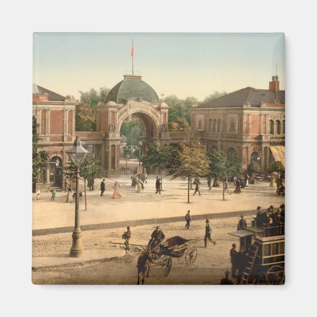 Aimant Entrée du parc Tivoli Copenhague (Devant)