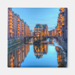 Aimant Entrepôts de Speicherstadt, Hambourg (Allemagne)
