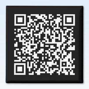 Aimant Entrez l'URL et créez un code QR scannable Noir