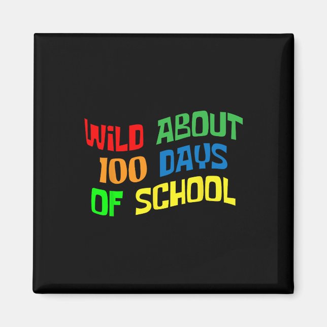 Aimant Environ 100 Jours École 100ème Jour Enseignant Ki (Devant)