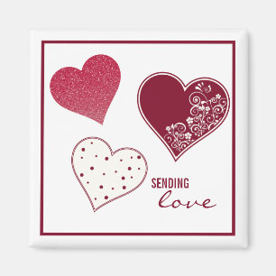 Aimant Envoi d'amour, Valentine