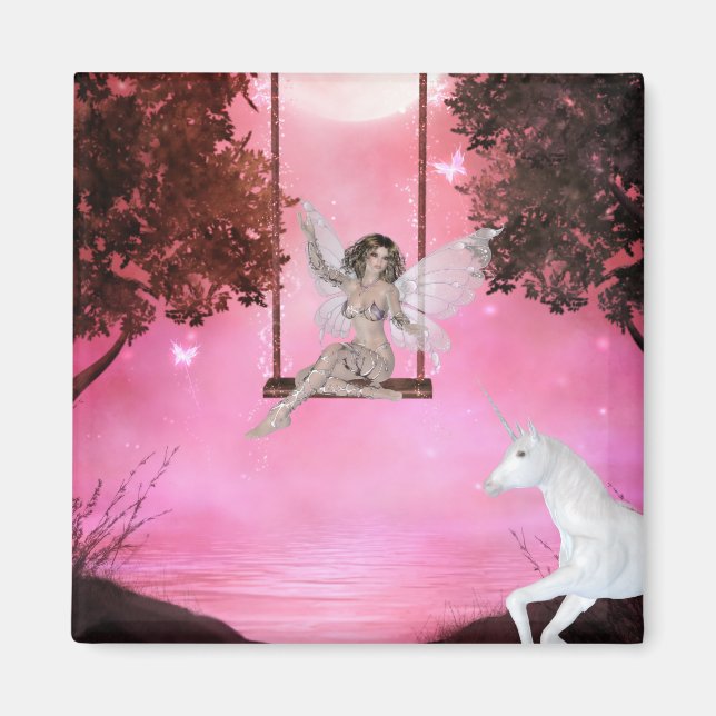 Aimant Envoi pour la licorne - Imaginaire magnétique (Devant)