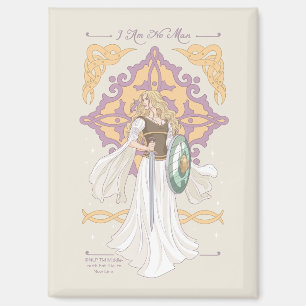 Aimant Éowyn "Je ne suis pas un homme" Graphisme prêt à l