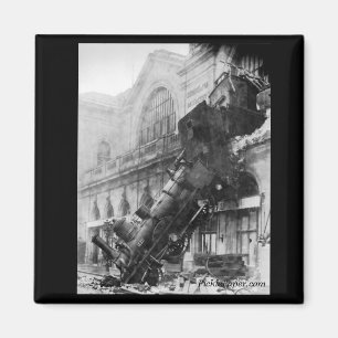 Aimant Épave de train à l'aimant 1895 de Montparnasse