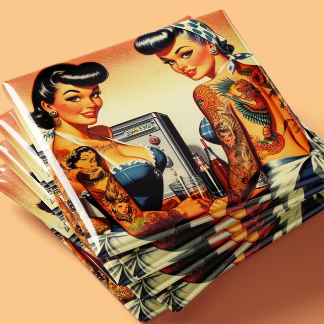 Aimant Éphémères tatouées vintage (Créateur téléchargé)