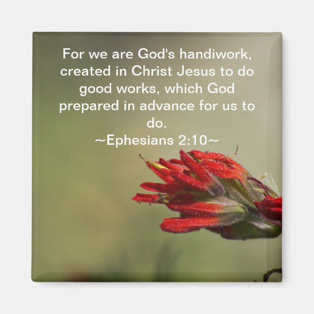 Aimant Éphésiens 2:10 (Devant)