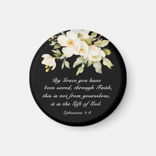 Aimant Éphésiens 2:8 Par grâce vous avez sauvé la Bible