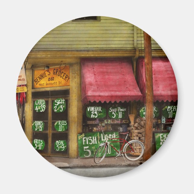 Aimant Épicerie - L'épicier du quartier 1939 (Devant)