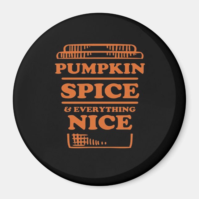 Aimant Épices citrouilles Et Tout Nice, Automne Automne A (Devant)