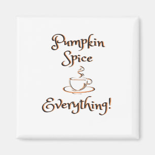 Aimant Épices citrouilles Tout Automne Café Automne Latte