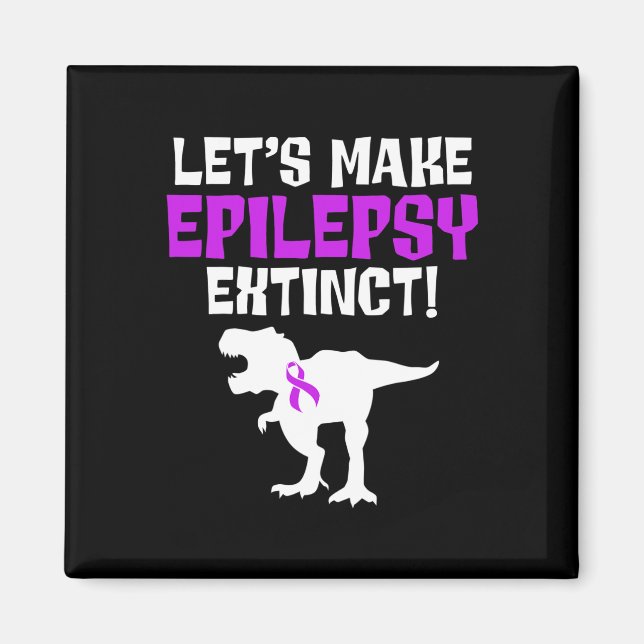 Aimant Epilepsy Awareness Make Epileptic Warrior Survivor (Devant)