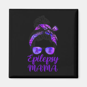 Aimant Epilepsy Mama Messy Bun Lunettes de cheveux Bandan