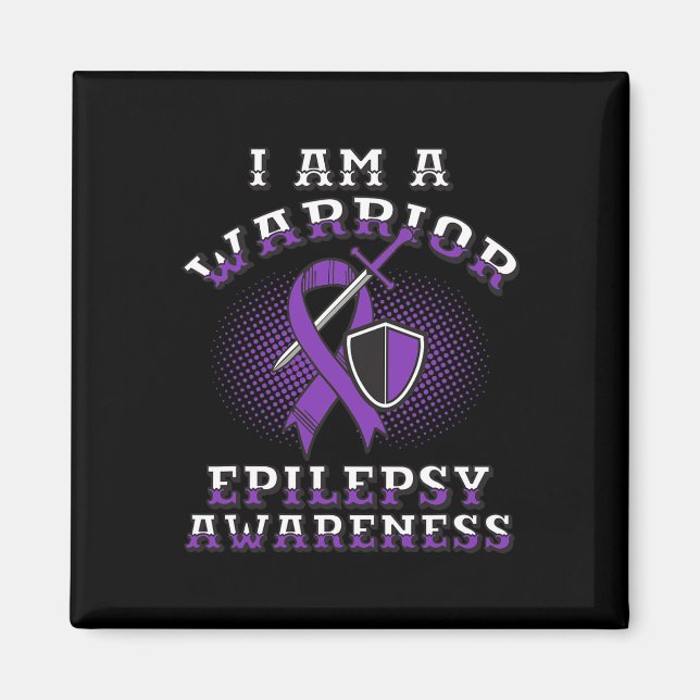 Aimant Epilepsy Warrior Epilepsia Epilepsie Epileptic Sei (Devant)