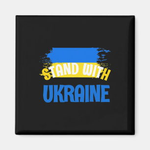 Aimant Épingle Stand For Ukraine - Je soutiens la nation