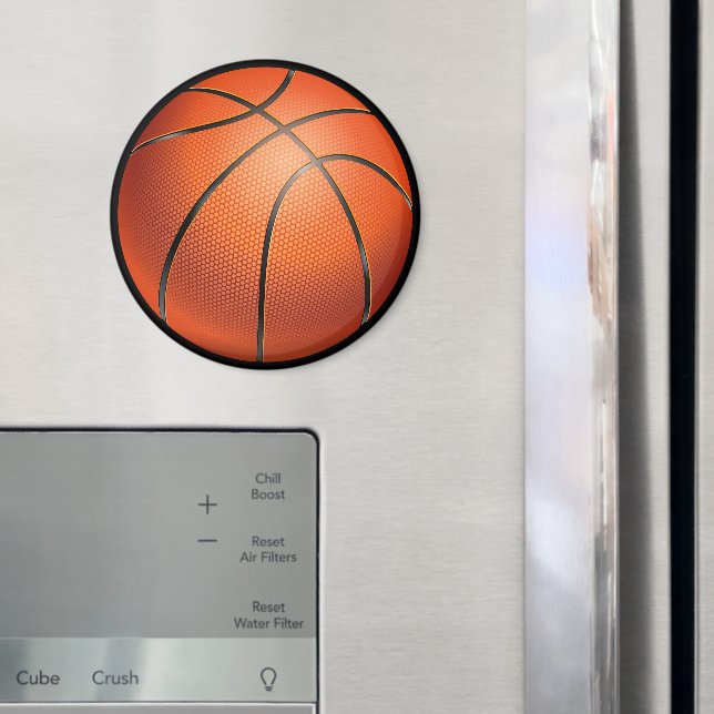 Aimant Épinglette de ventilateur de sport de basket-ball  (In situ (réfrigérateur))