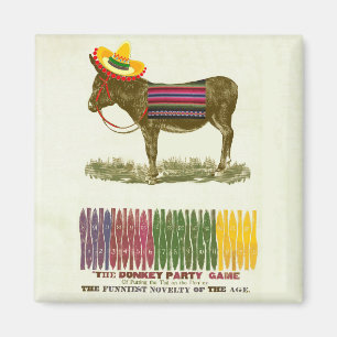 Aimant Éplucher la queue sur l'âne