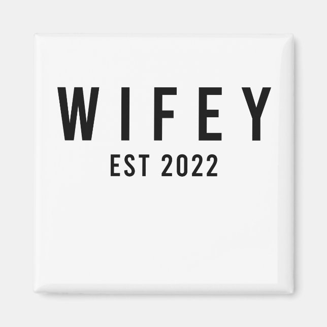 Aimant Épouse 2022 Future Mariée Enterrement de Vie de Je (Devant)