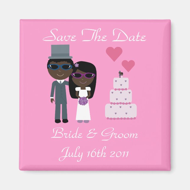 Aimant Épouse ethnique et lunettes de soleil de chambre M (Devant)