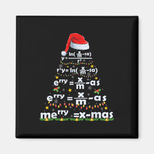 Aimant Équation Math Joyeux X mas Funny Enseignant Math C