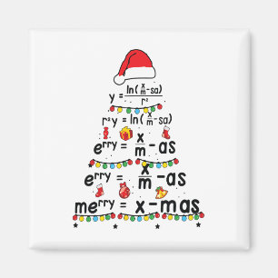 Aimant Équation Math Joyeux X mas Funny Enseignant Math C