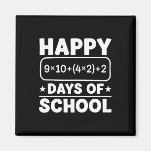 Aimant Équation mathématique drôle Joyeux 100 jours d'éco