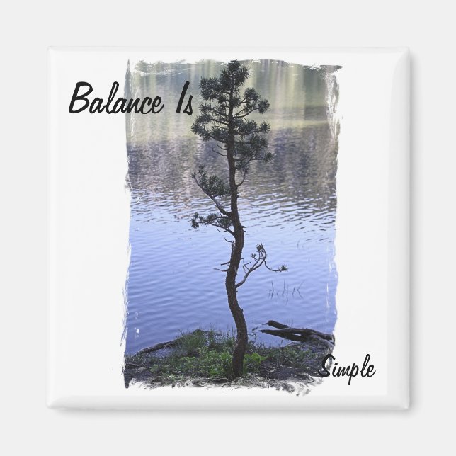 Aimant Équilibre simple (Devant)