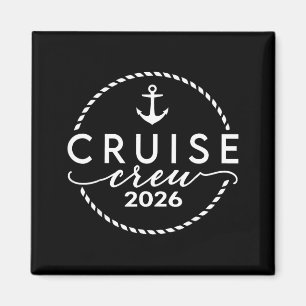 Aimant Équipage Croisière 2026 Croisière Famille Amis Vac