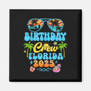 Aimant Équipage d'anniversaire Floride Croisière de vacan