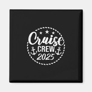 Aimant Équipage de croisière 2025 Groupe de voyage de vac