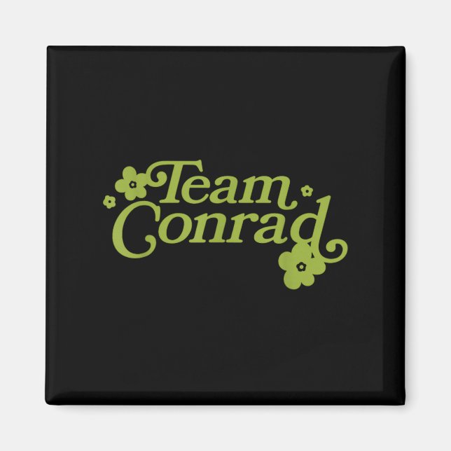 Aimant Équipe Conrad Graphique Floral Pour Hommes Femmes  (Devant)
