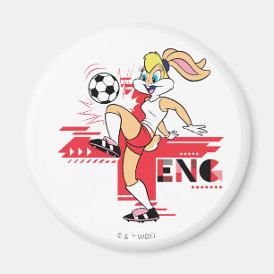 Aimant Équipe d'Angleterre de football graphique Lola Bun