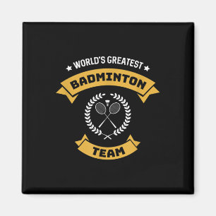 Aimant Équipe de Badminton