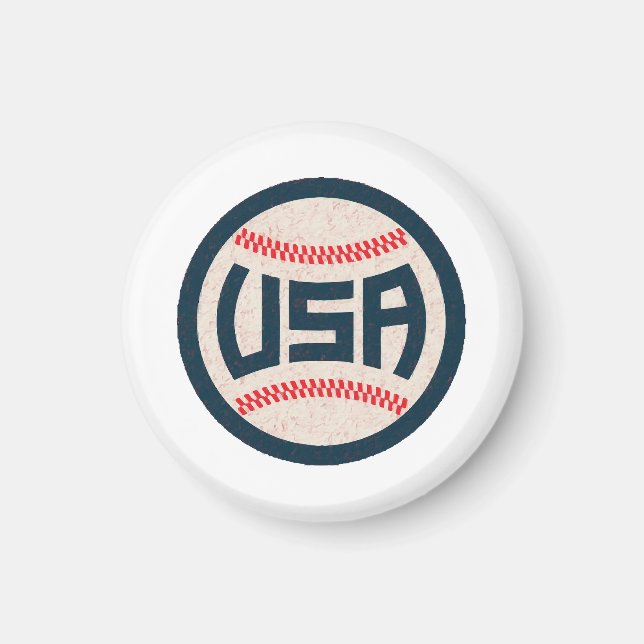 Aimant Équipe de baseball USA (Devant)