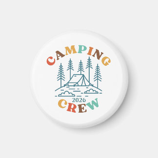 Aimant Équipe de camping personnalisée