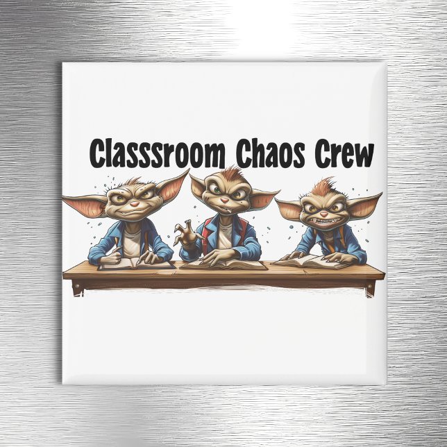 Aimant Équipe de Chaos en classe (Créateur téléchargé)