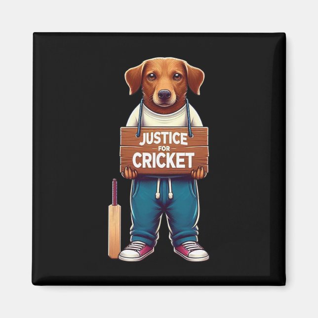 Aimant Équipe de cricket  (Devant)