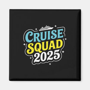 Aimant Équipe de croisière 2025 Groupe familial assorti V
