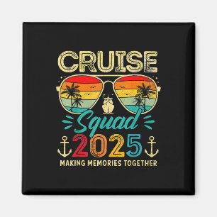 Aimant Équipe de croisière 2025 Groupe familial correspon