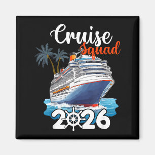 Aimant Équipe de croisière 2026 en croisière plage d'hawa