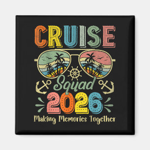 Aimant Équipe de croisière 2026 Groupe familial correspon