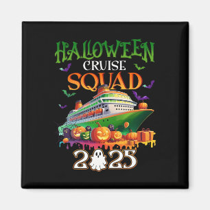 Aimant Équipe de croisière effrayante Halloween 2025
