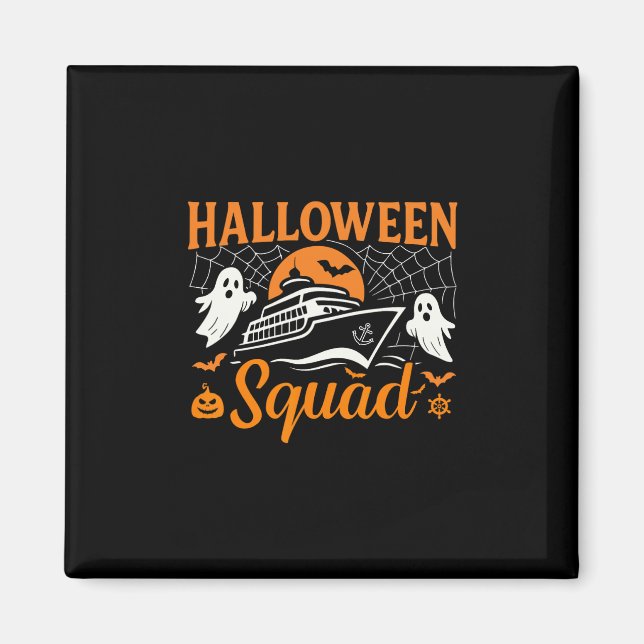 Aimant Équipe de croisière Halloween 2025 Équipage de cro (Devant)