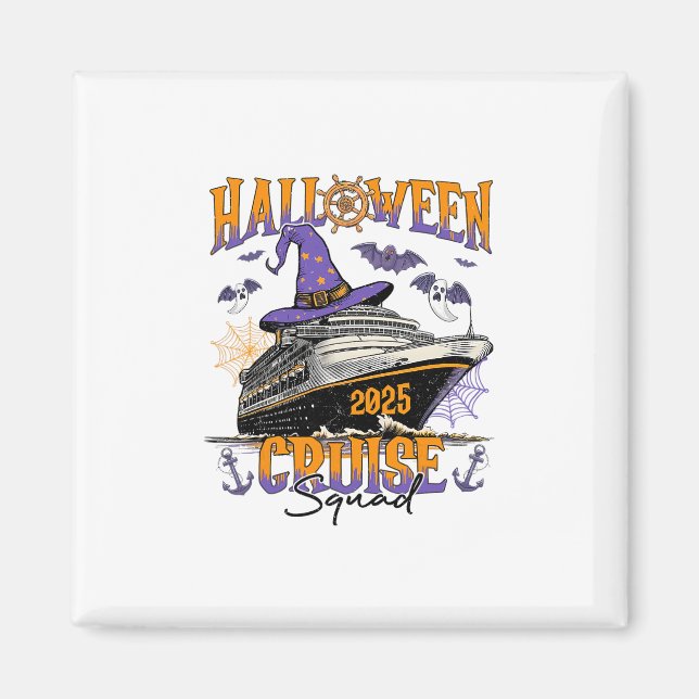 Aimant Équipe de croisière Halloween 2025 Équipage de cro (Devant)