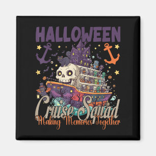 Aimant Équipe de croisière Halloween 2025 Voyage Hallowee