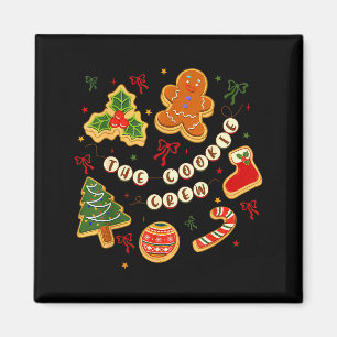 Aimant Équipe de fabrication de biscuits de Noël pour fem